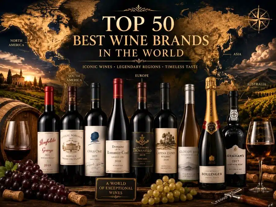 Top 50 Best Wine Brands in the World,