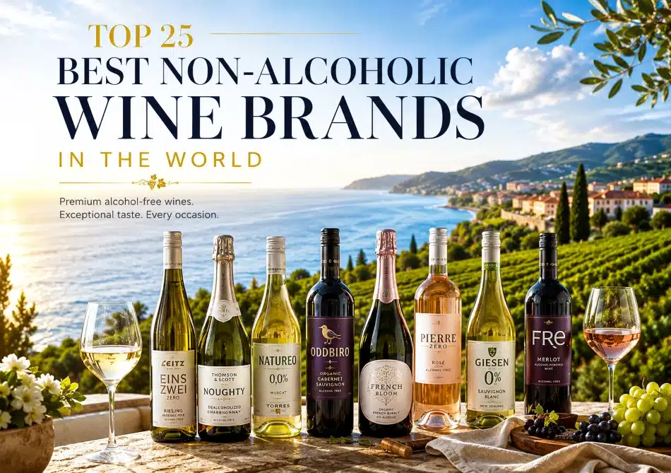 Top 25 Best Non-Alcoholic Wine Brands in the World, best non alcoholic wine, alcohol free wine, dealcoholized wine, best alcohol free wine, best non alcoholic red wine, best non alcoholic white wine, best non alcoholic sparkling wine, non alcoholic wine Canada, non alcoholic wine Toronto, buy non alcoholic wine online, non alcoholic wine delivery Toronto, same day wine delivery Toronto, premium alcohol free wine, sparkling alcohol free wine